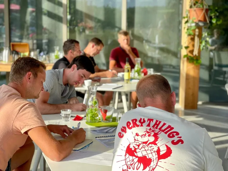 trainingen met mannen